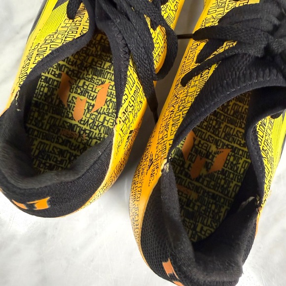 Adidas X Speedflow Messi.3 FG Soccer Cleats Mens 10.5 Yellow Black GW7419 main image 6